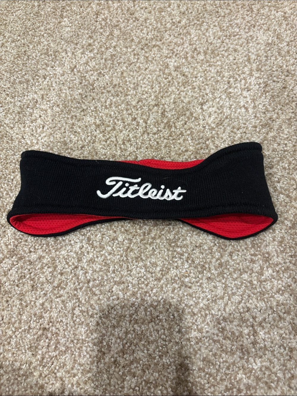Titleist UnisexBlack & Red Headband